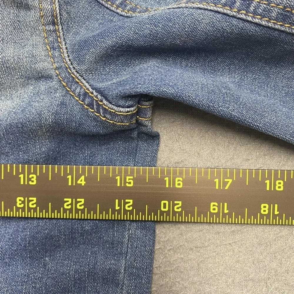 Mudd Jacket Girls 14‎ Blue Denim Jean Trucker Button Front Casual Stretch